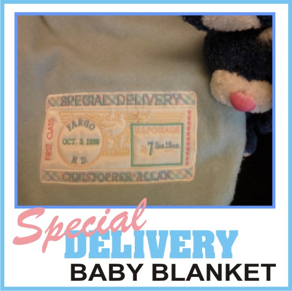 Special Delivery Baby Blanket