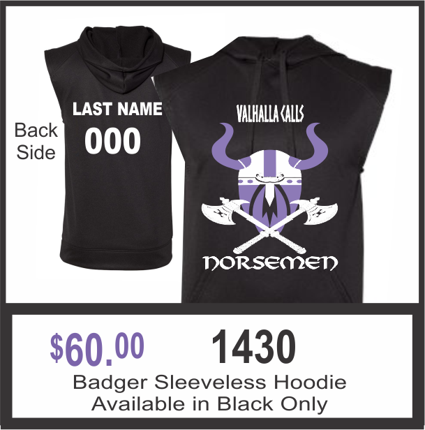 1430 Sleeveless Badger Hoodie