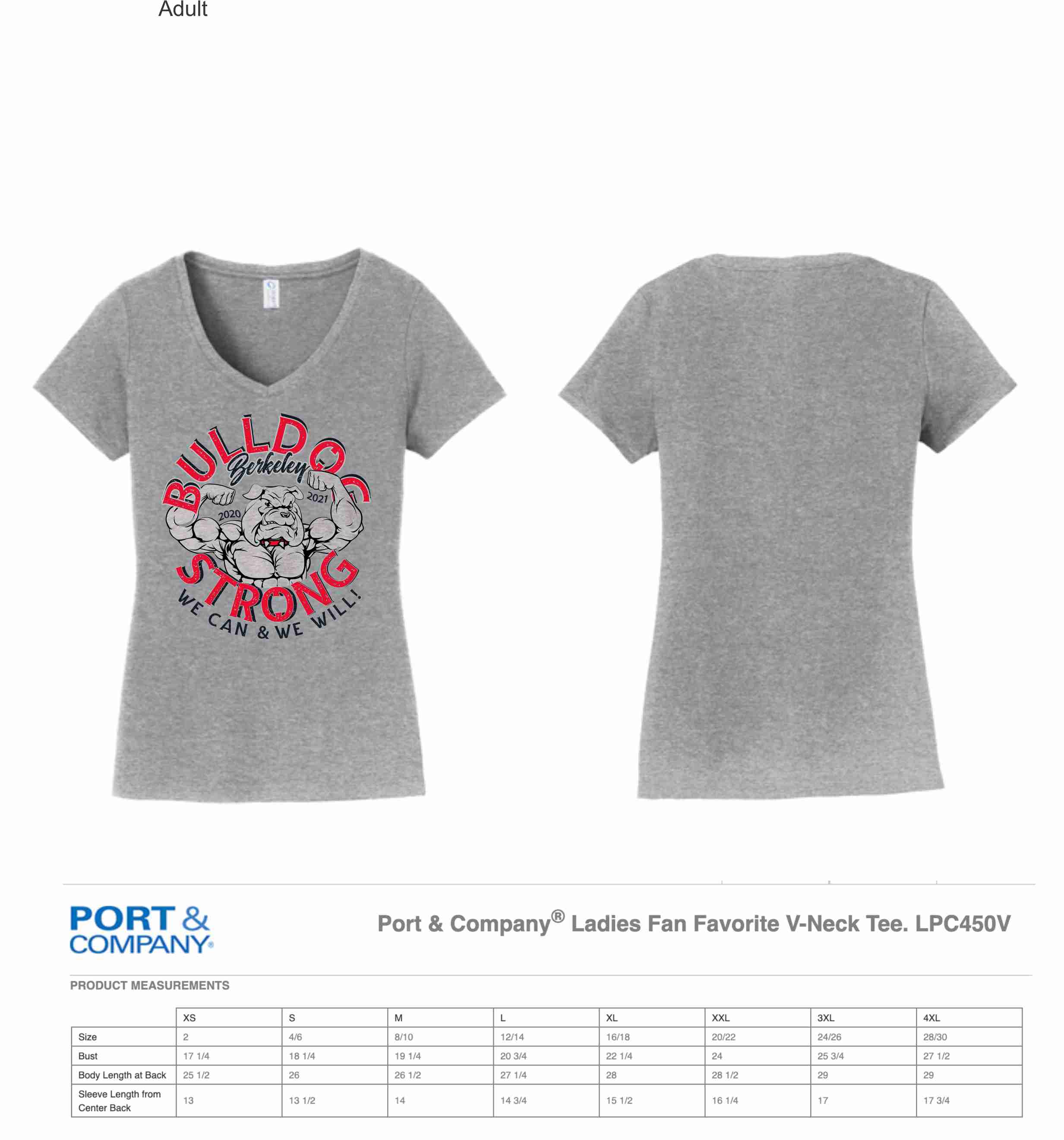 02 Heather Grey LadiesVneck