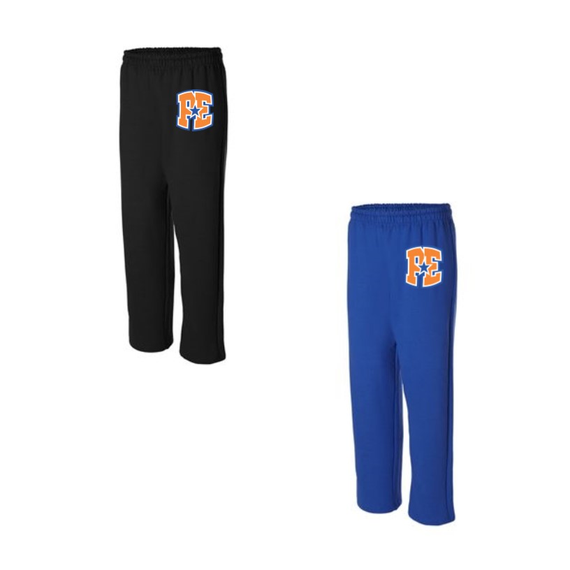 S. Cotton Open Bottom Sweat Pant (Youth and Adult Sizes)