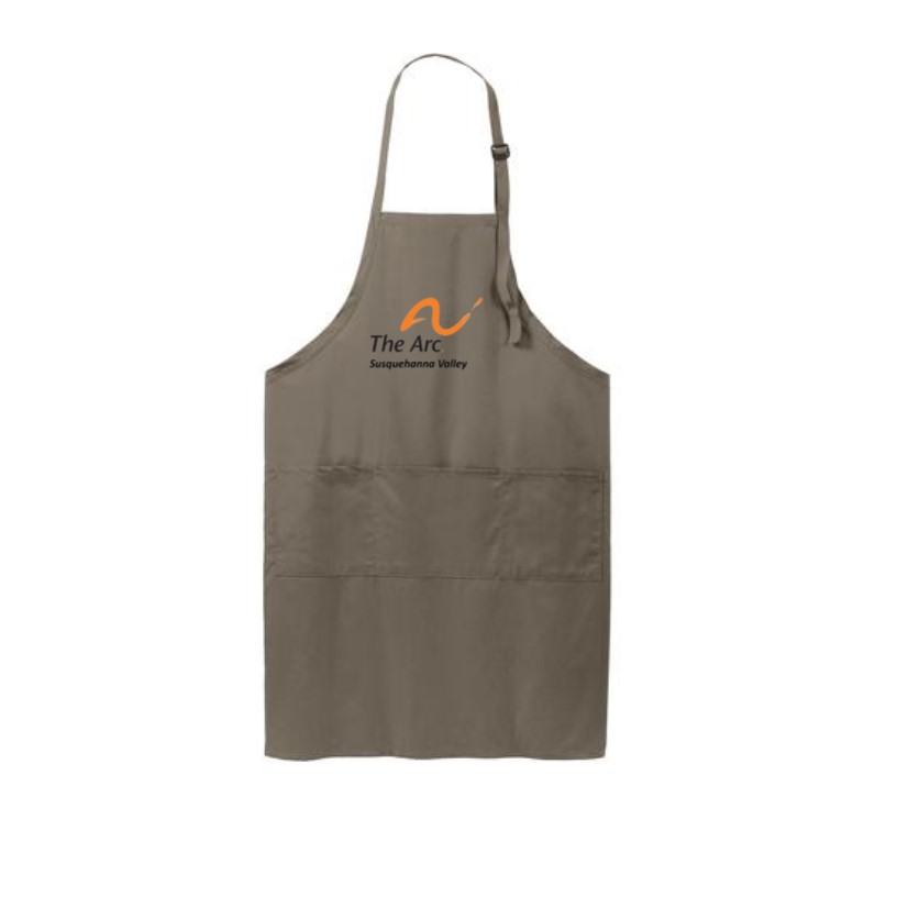 C. Easy Care Extra Long Bib Apron with Stain Release