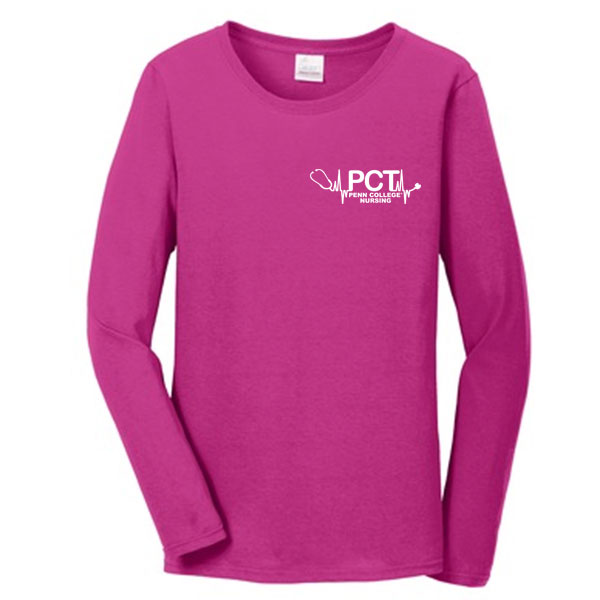 lADIES LONG SLEEVE PINK