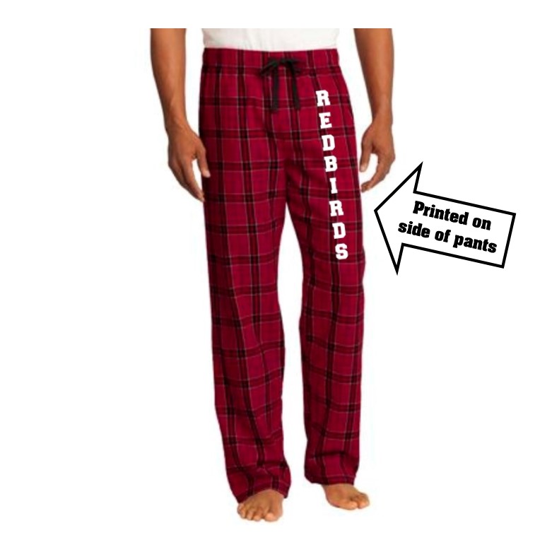 IA. Young mens Flannel Plaid Pant