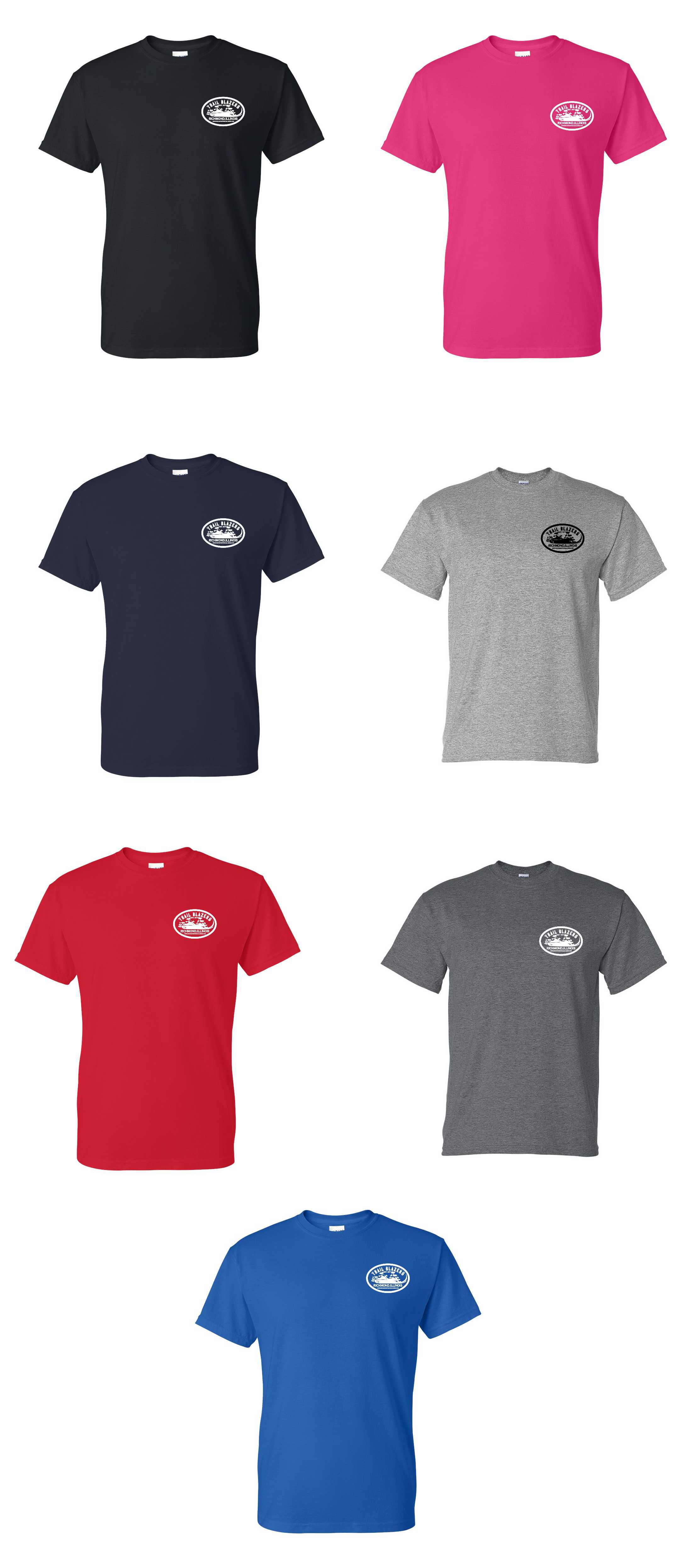 Club Unisex Cut Short Sleeve T-Shirt with Screen Printed Logo