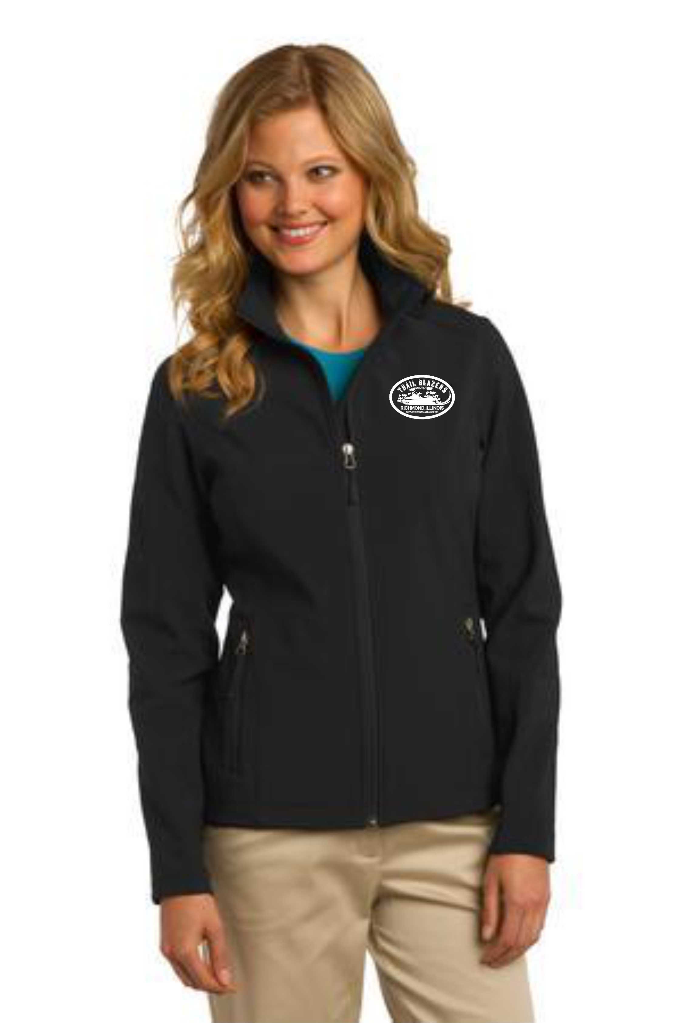 Ladies Softshell Jacket with Club Logo Embroidered