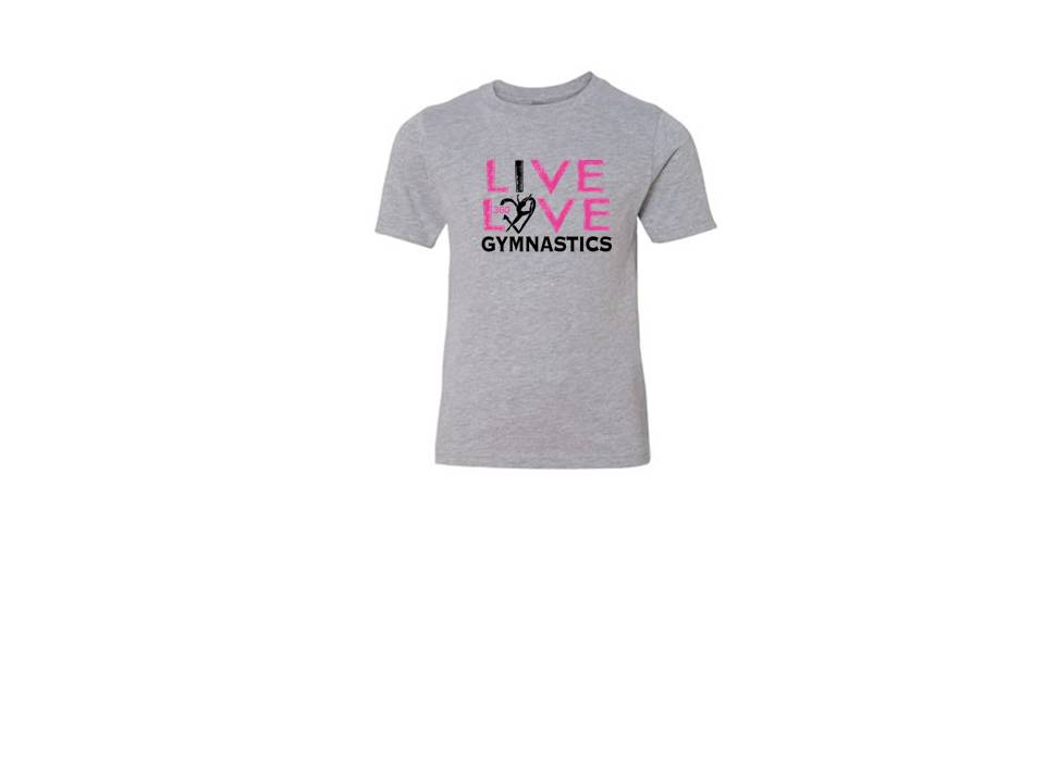 Shirt - Grey Live Love