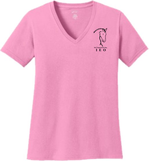 03. LADIES short sleeve V neck t-shirt