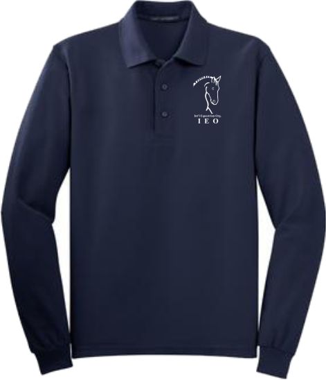 09. Long sleeve cotton polo shirt