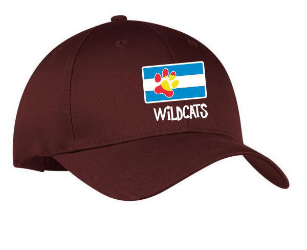 #18 Wildcats CO Flag Youth Ball Cap