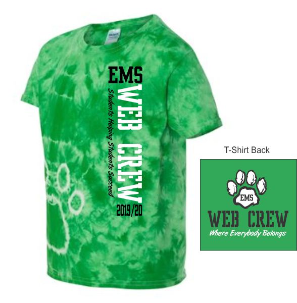 #10 EMS  Web Crew T-Shirt