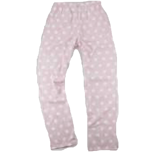 HIMF20 Flannel Pant- Pale Pink/Whtie Dot