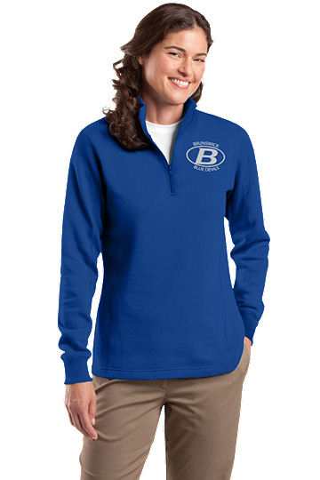 Outerwear - Ladies 1/4 Zip Sweatshirt