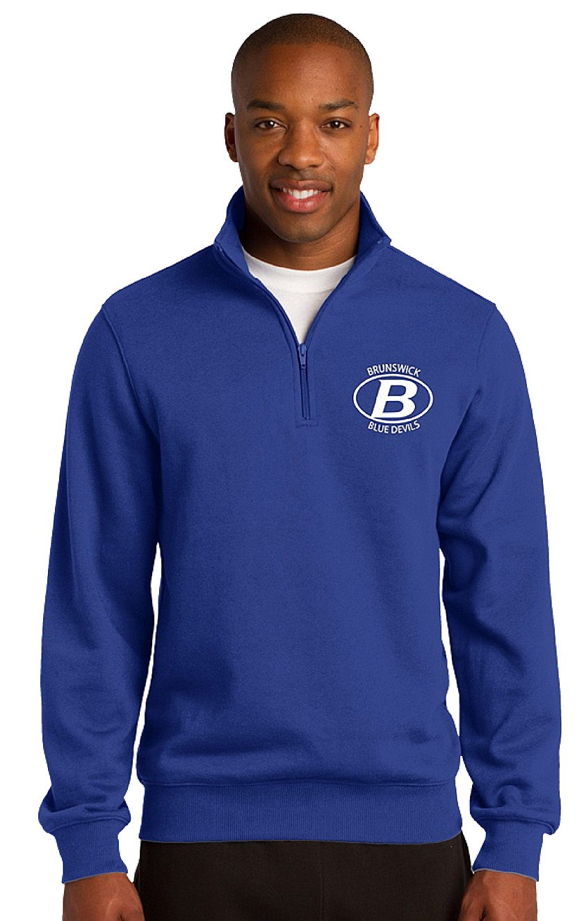 Outerwear - Mens 1/4 Zip Sweatshirt