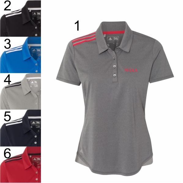 Ladies Climacool 3-Stripe Shoulder Polo