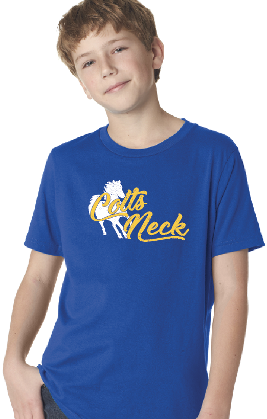 K) Colts Neck (Youth) Next Level Navy T Shirt)