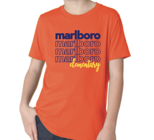 F) Fifth Grade, Orange Next Level T-Shirt