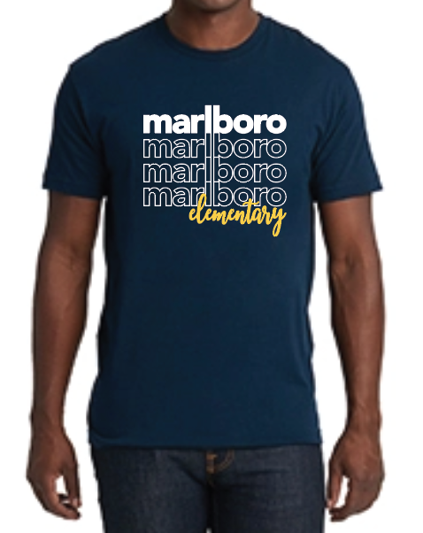 G) Marlboro Elementary Navy Next Level T-Shirts