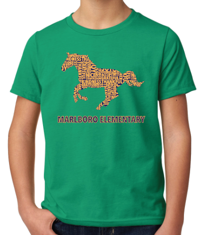 E) Fourth Grade, Next Level Kelly Green T-Shirt