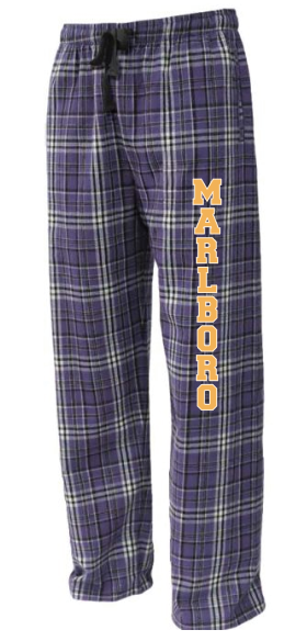 K) Pennant Purple/White Flannel Pant