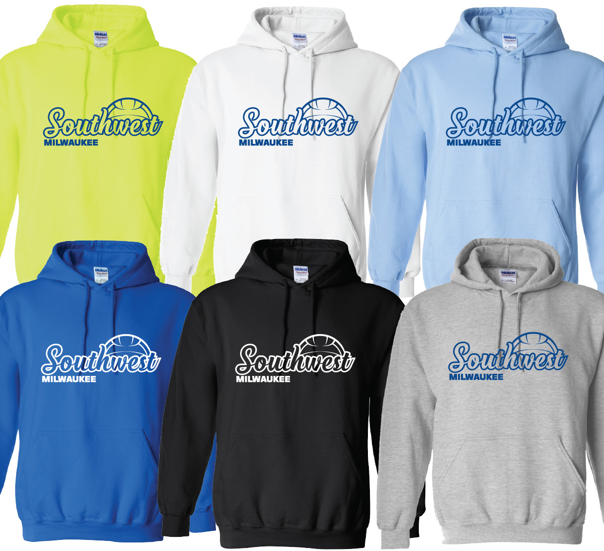 Hooded Sweatshirt 1 color SWVBC logo