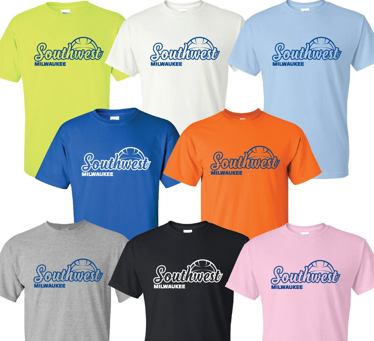 Short Sleeve T Shirt 1 color SWVBC logo