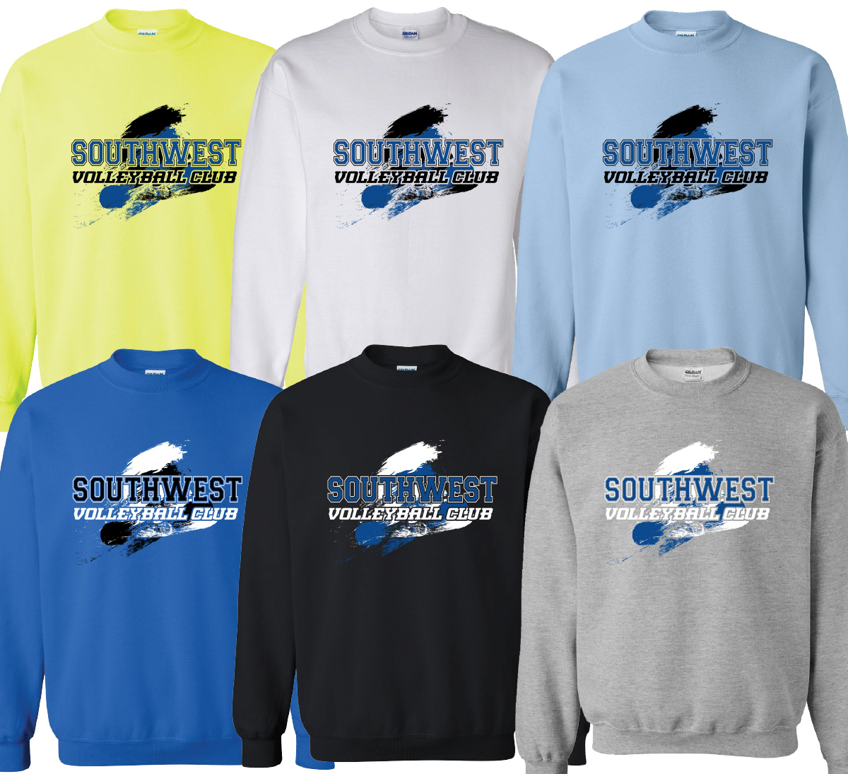 Crewneck Sweatshirt SWVBC Vball logo