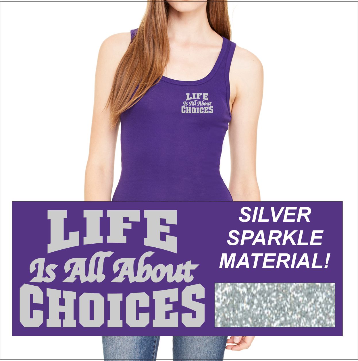 Life Is All About CHOICE 1-Purple