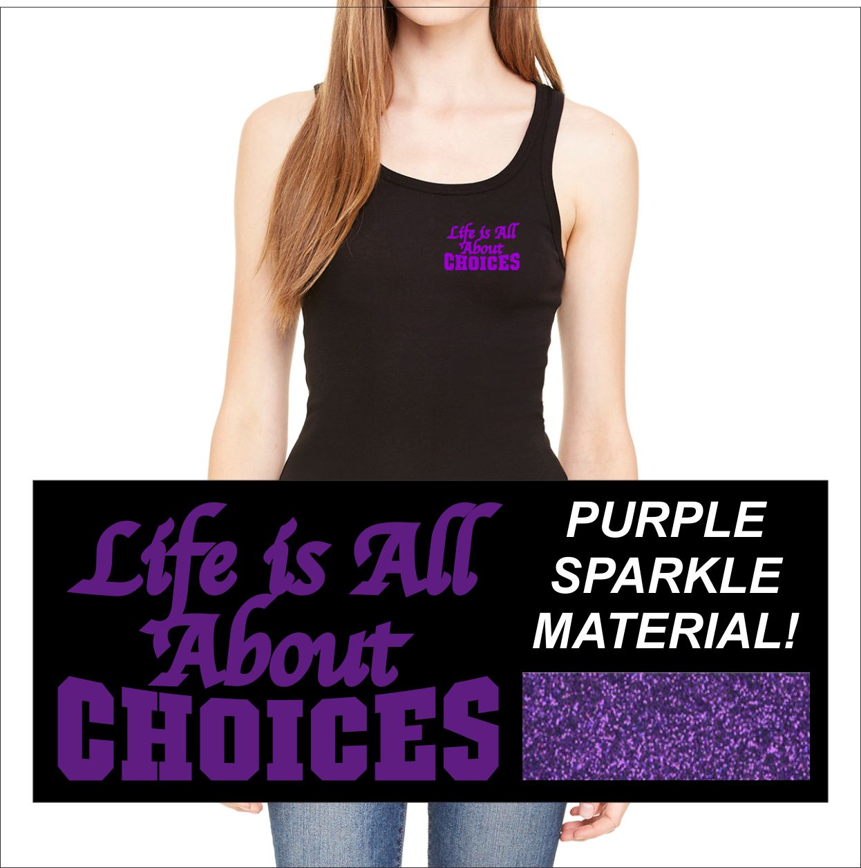 Life Is All About CHOICES 2-Black