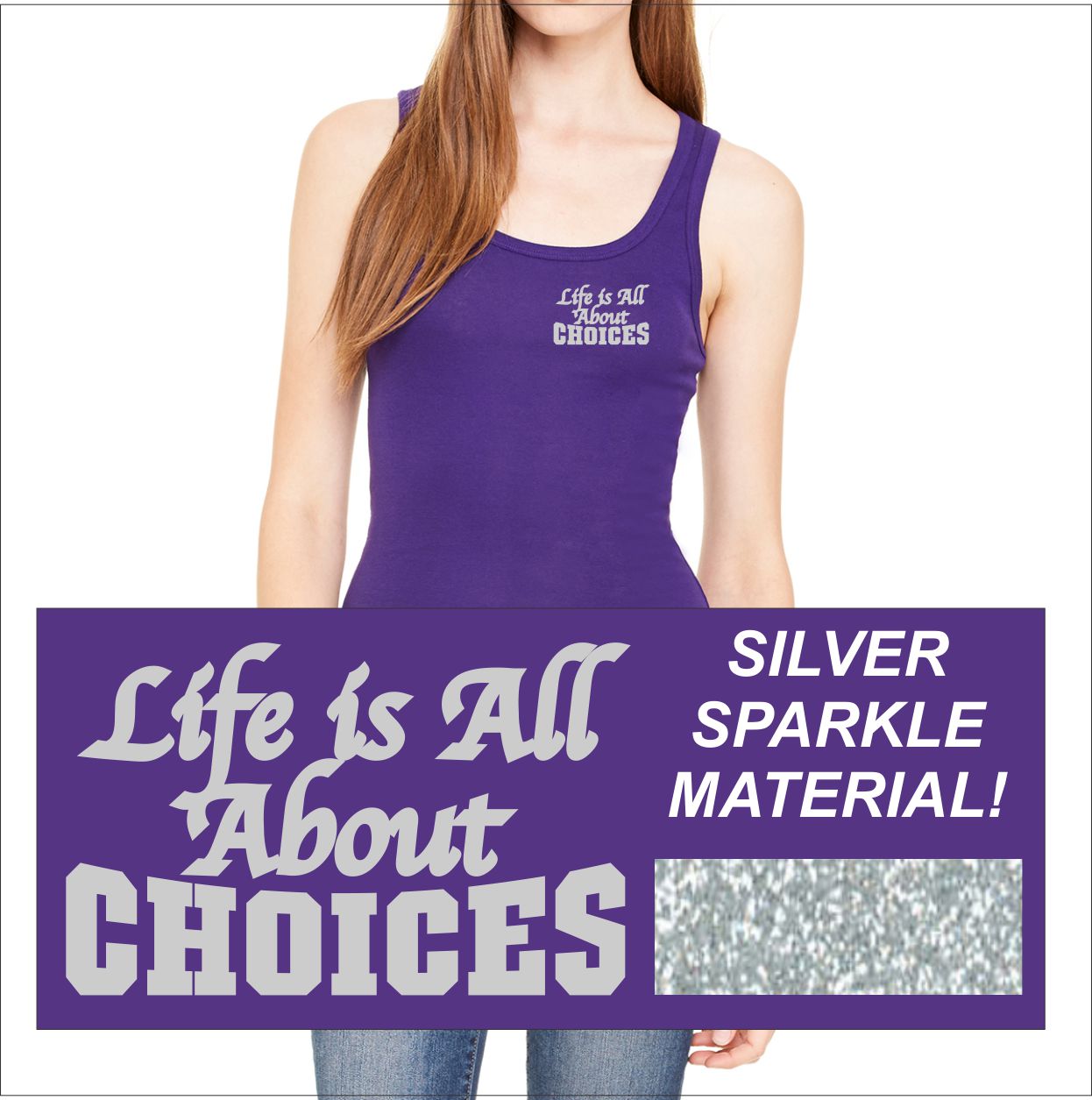 Life Is All About CHOICES 2-Purple