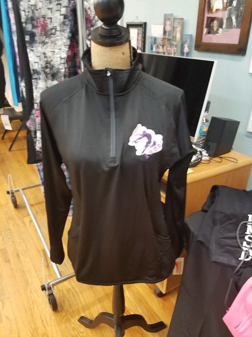 Adult 1/4 Zip Black