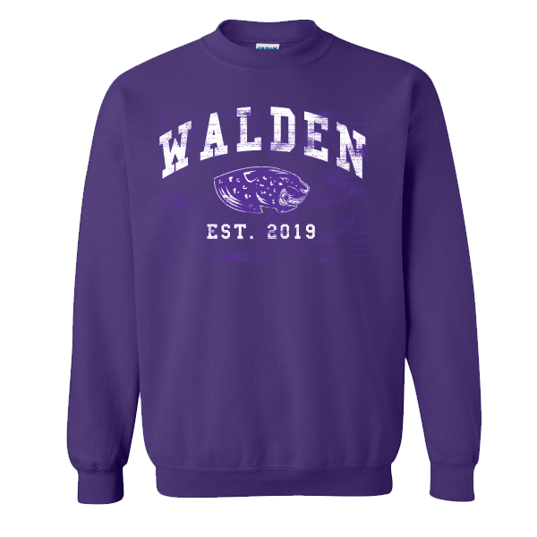 Purple crew neck Sweatshirt