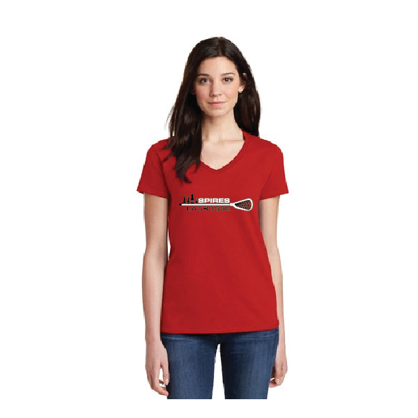 Ladies Cotton V-neck