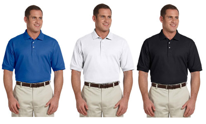 Men's Pima Pique Short-Sleeve Polo