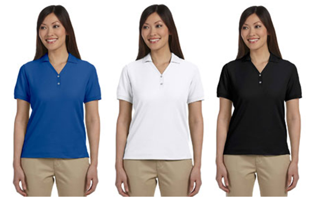 Ladies Pima Pique Short-Sleeve Y-Collar Polo