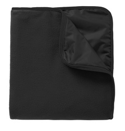 Fleece and Poly Travel Blanket