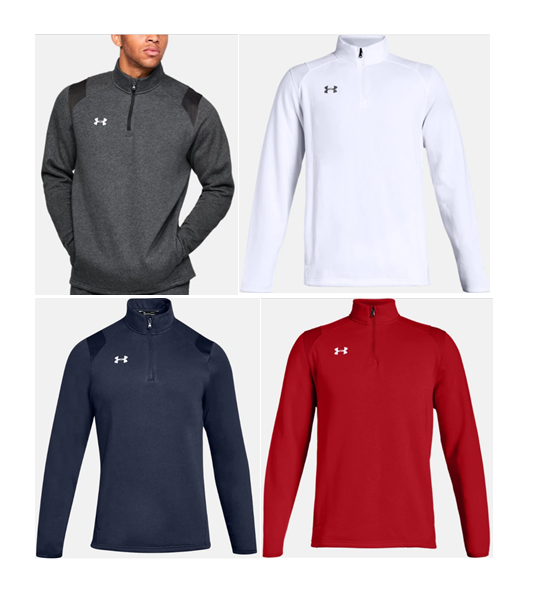 UA Hustle Fleece 1/4 Zip