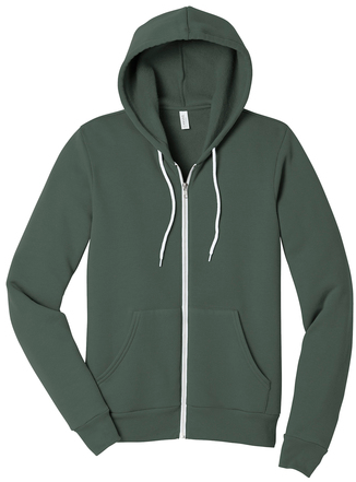 Unisex Bella Full Zip Sweatshirt