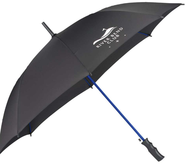 46 in. Color Accent Auto Open Umbrella