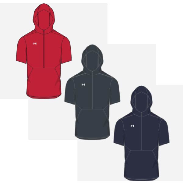 UA Hooded Short Sleeve Cage Jacket