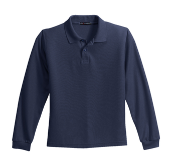 Cotton Longsleeve Polo