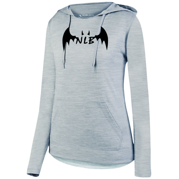 10 Ladies Tonal Heather Hoodie 2907