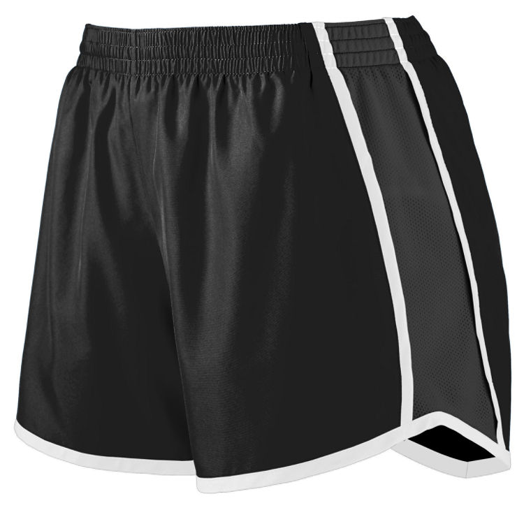 A1265 - Women's Jr. Fit, Low Rise, Active Short with 4" inseam