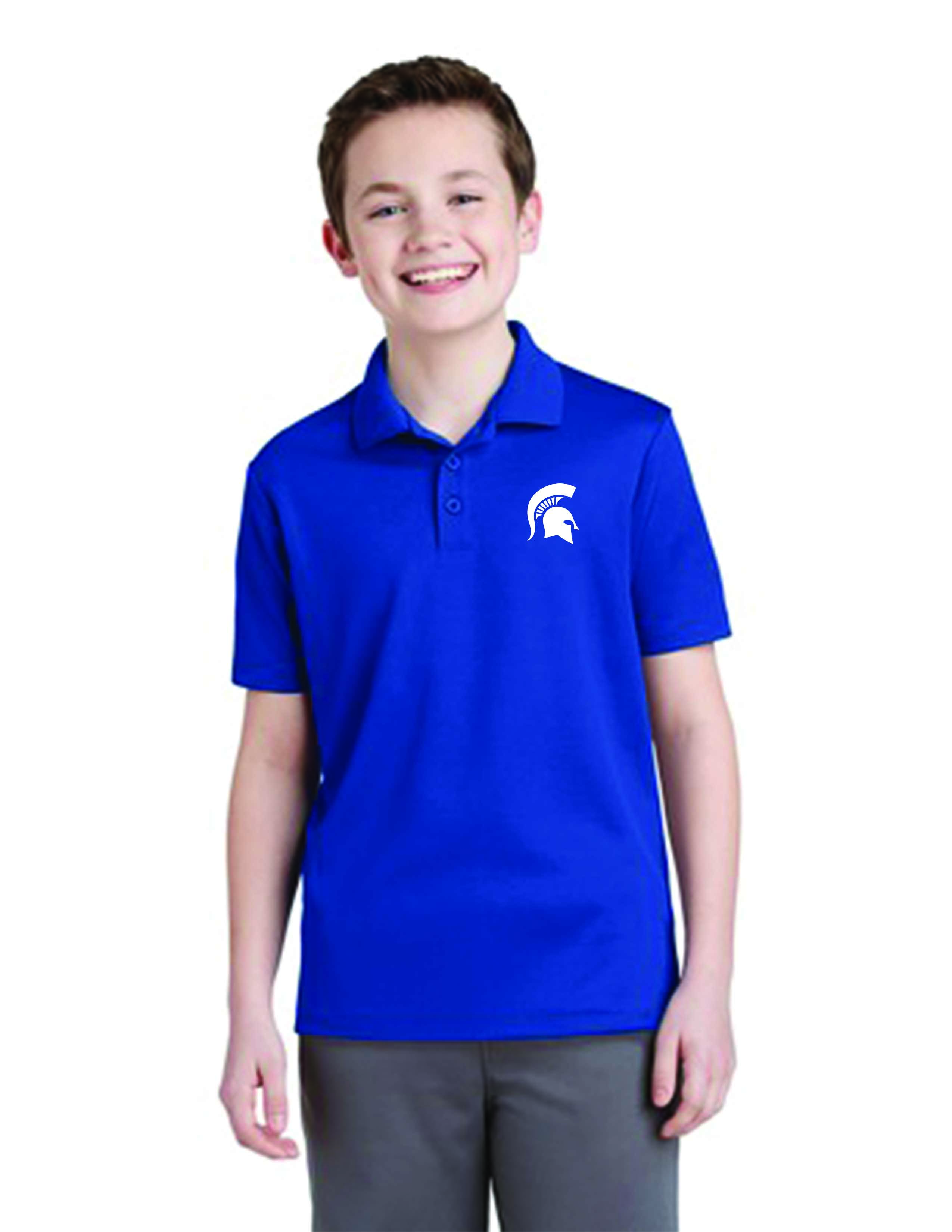 Sport-Tek Youth PosiCharge RacerMesh Polo