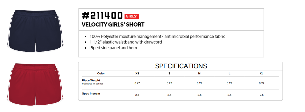 Youth Shorts 211400