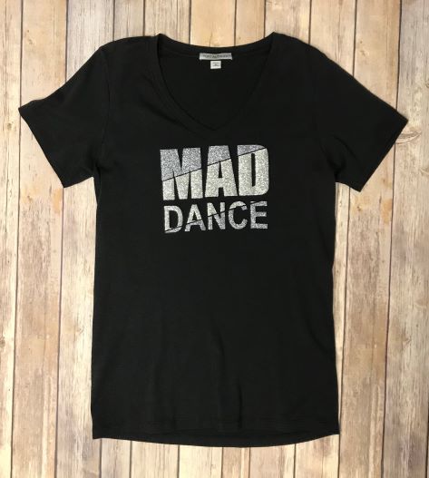 Ideal V-Neck MAD Dance Tee N1540