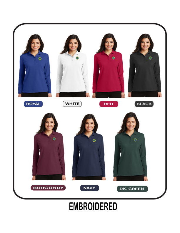 A9f-L500LS Port Authority Women's Long Sleeve Polo