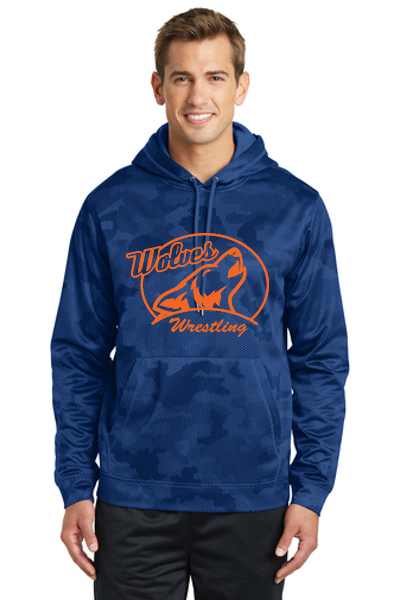 Sport-Tek Sport-Wick CamoHex Fleece Hooded Pullover