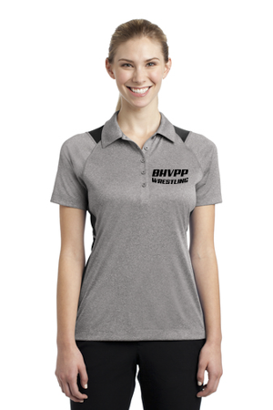 Sport-Tek Ladies Heather Colorblock Contender Polo