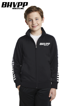 Sport-Tek Youth Dot Sublimation Tricot Track Jacket