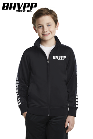 Sport-Tek Youth Dot Sublimation Tricot Track Jacket